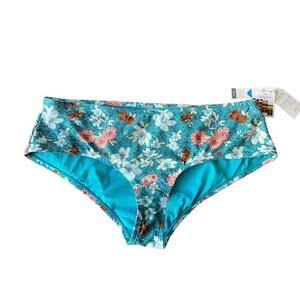 Time‎ And Tru Women's Plus Printed Peplum Swim Bottom  3X NWT